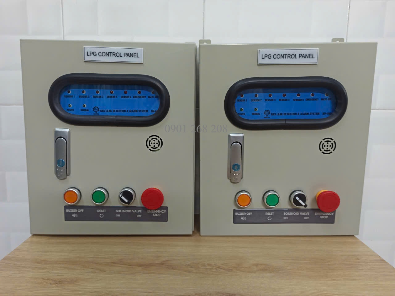 TỦ BÁO RÒ GAS KẾT NỐI 5 KÊNH ĐẦU DÒ